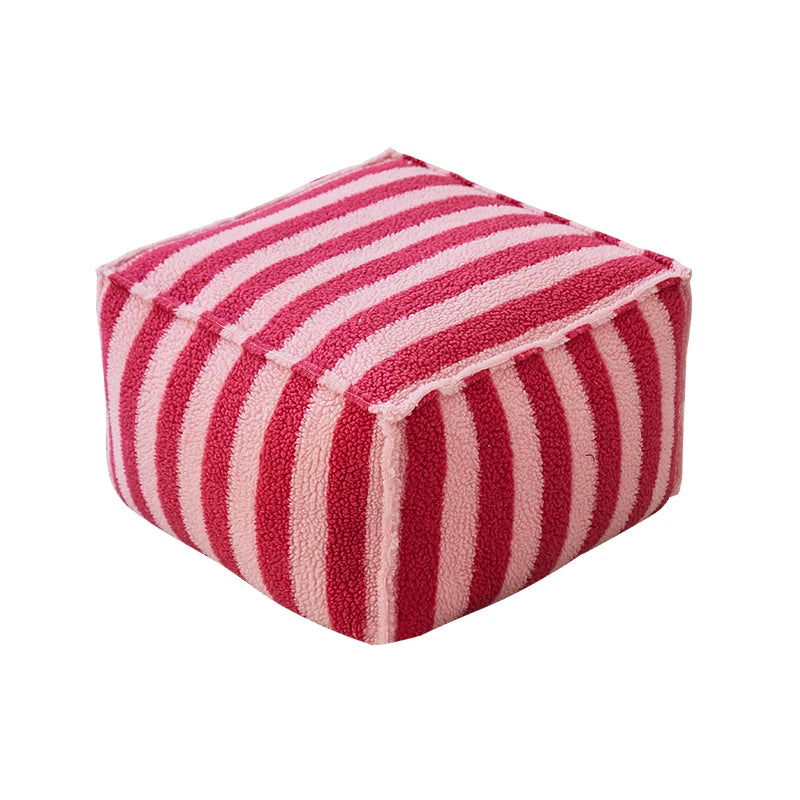 POUF À RAYURES